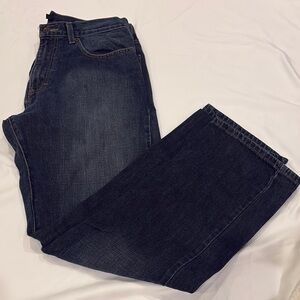 Calvin Klein Relaxed Straight Men's Dark Blue Jeans